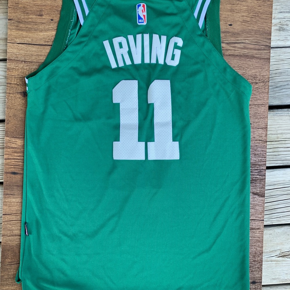 nike authentic boston celtics kyrie irving jersey size 48